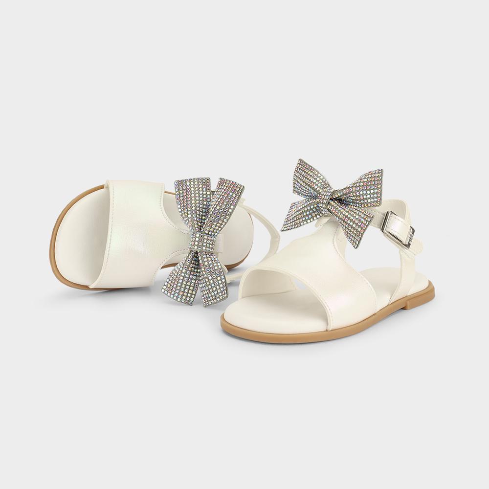 Sandália Infantil Bibi Shine Mini Branca Perolada - 2