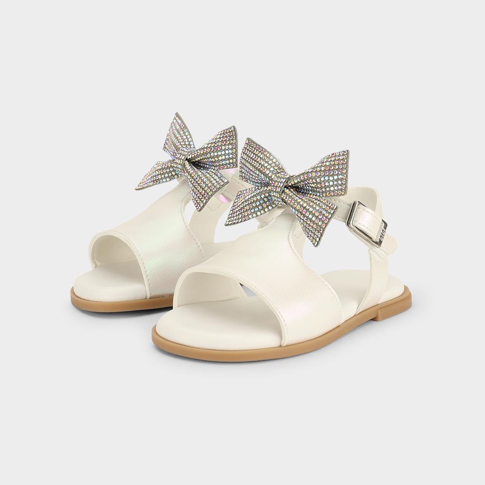 Sandália Infantil Bibi Shine Mini Branca Perolada - 3