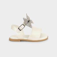 Sandália Infantil Bibi Shine Mini Branca Perolada - 1