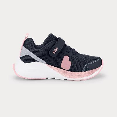 Tênis Infantil Bibi High School Azul com Rosa 28