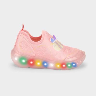 Tênis Infantil de Luz Bibi Roller Celebration 3.0 Rosa de Ab
