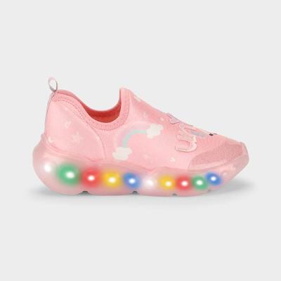 Tênis Infantil de Luz Bibi Roller  Rosa de Unicórnio