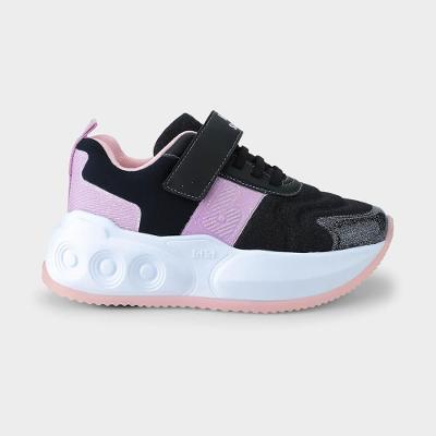 Tênis Infantil de Rodinhas Bibi Skatenis Preto com Lilás 32