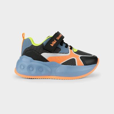 Tênis Infantil de Rodinhas Bibi Skatenis Preto com Azul