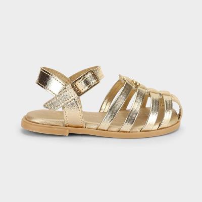 Sandália Infantil Bibi Shine Mini Dourada 20