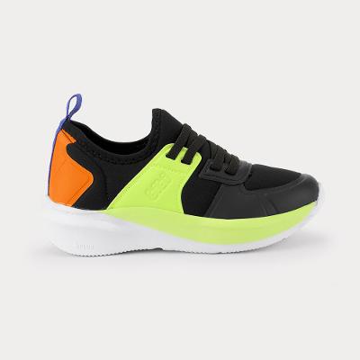 Tênis Infantil Bibi Volt Preto com Verde 1286014 28
