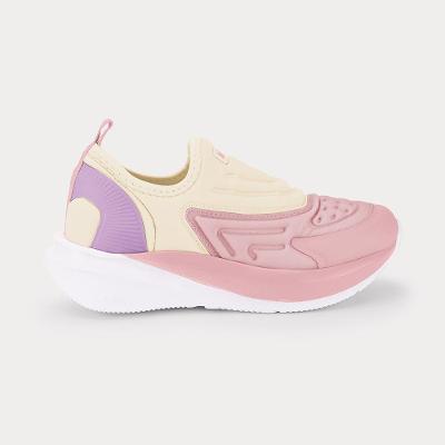 Tênis Infantil Bibi Volt Bege com Rosa 1286025