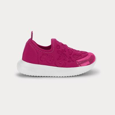 Tênis Infantil Bibi Flash Rosa com Glitter 26