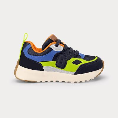 Tênis Infantil Bibi Jogging Kids Azul com Verde 32