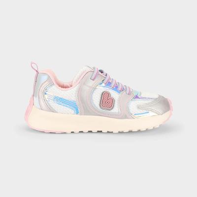 Tênis Infantil Bibi Jogging Kids Branco com Prata 32
