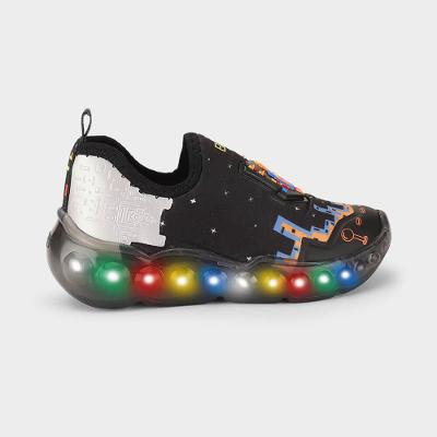 Tênis Infantil de Luz Bibi Roller Celebration 3.0 Preto