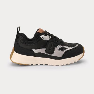 Tênis Infantil Bibi Jogging Kids Preto com Prata 32
