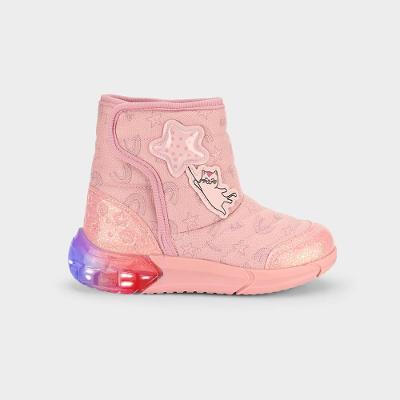 Bota Infantil Bibi Space Rosa de Gatinho
