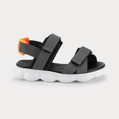 Sandália Infantil Bibi Sandals Sport Cinza e Laranja 1291012 28