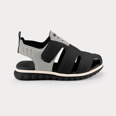 Sandália Infantil Bibi Summer Roller Sport 3.0 Cinza com Preto 1289017 20