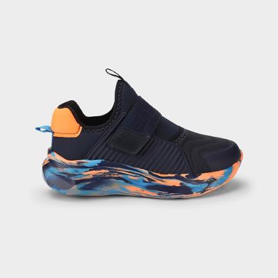 Tênis Infantil Bibi Evolution 2.0 Azul Marinho com Laranja 1282033 25