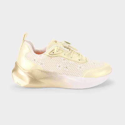 Tênis Infantil Bibi Evolution 2.0 Branco com Dourado 1282022 26