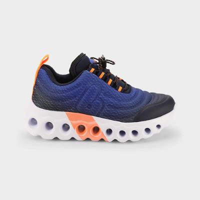 Tênis Infantil Bibi Roller Sport Azul Marinho com Laranja 1270054 28