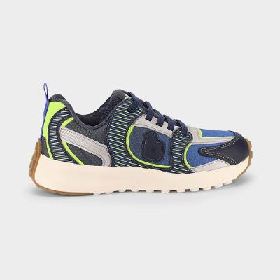 Tênis Infantil Bibi Jogging Kids Azul com Verde 1269040 32