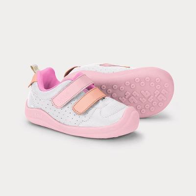 Tênis Infantil Bibi Fisioflex 5.0 Branco com Rosa 1265134