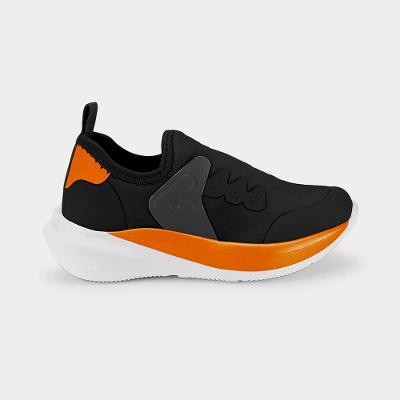 Tênis Infantil Bibi Volt 2.0 Preto com Laranja