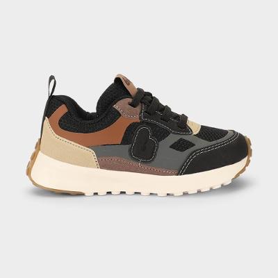 Tênis Infantil Bibi Jogging Preto com Marrom 1236076 22