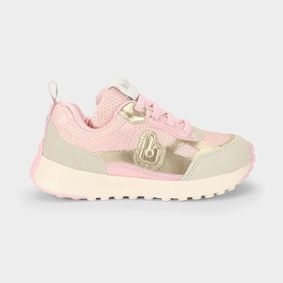 Tênis Infantil Bibi Jogging Rosa com Dourado 1236077 22
