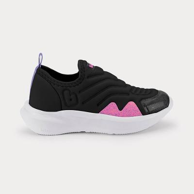 Tênis Infantil Bibi Volt 2.0 Preto com Rosa 25