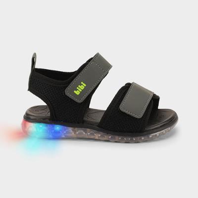 Sandália Infantil de LED Bibi Summer Roller Light 2.0 Preto 1292006 25