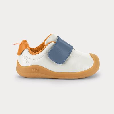 Tênis Infantil Bibi Fisioflex 5.0 Branco com Marrom 