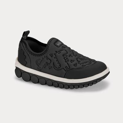 Tênis Infantil Bibi Roller 2.0 Preto de Dinossauro