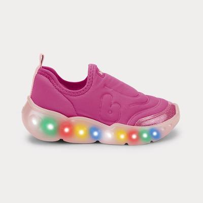 Tênis Infantil Bibi Roller Celebration 3.0 LED Rosa 23