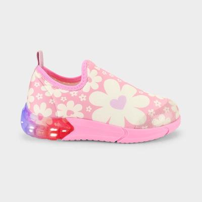 Tênis Infantil Bibi Space Rosa de Flores 1228175 21