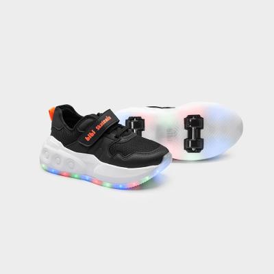 Tênis de Rodinhas com LED Infantil Bibi Skatenis Light 3.0 Preto