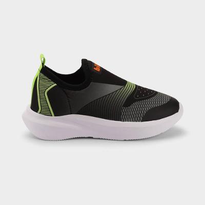 Tênis Escolar Infantil Masculino Bibi Volt 2.0 Preto e Verde 25