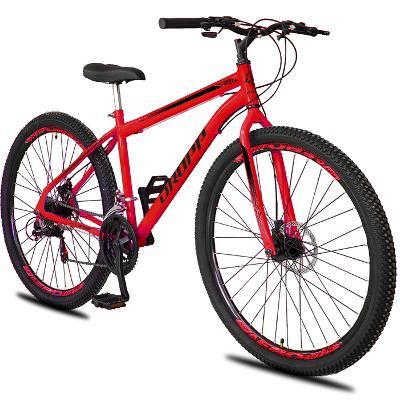 Bicicleta Aro 29 Dropp Sport Aero Aço Carbono 21 Vel Marchas Freio a Disco
