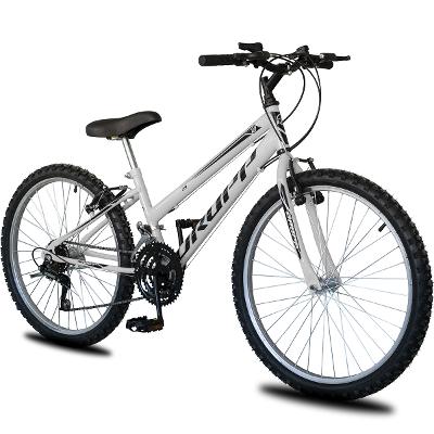 Bicicleta Aro 24 Infantil Feminina 18 vel marchas Dropp Sport Freio V-Brake