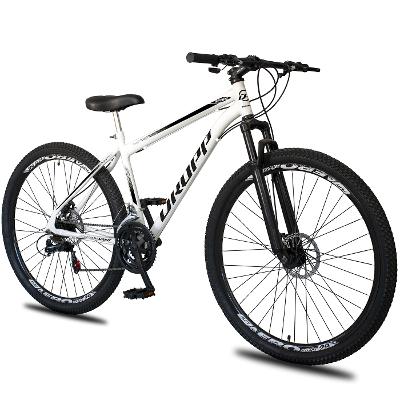 Bicicleta Aro 29 Dropp Sport Aço Carbono 21 Marchas Vel Freio a Disco e Suspensão