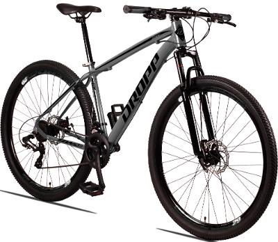 Bicicleta Aro 29 Dropp SW 24 Vel Câmbio Shimano Quadro Alumínio MTB