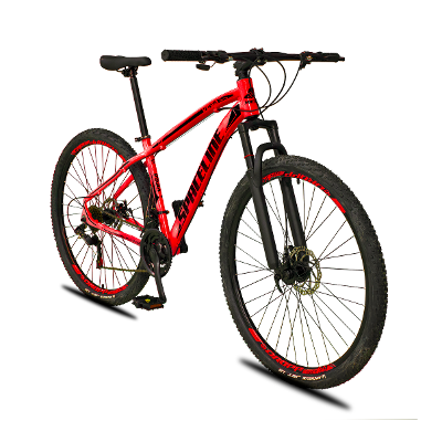 Bicicleta Aro 29 Spaceline Vega Alumínio 24v Freio a Disco Supensão MTB
