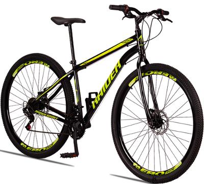 Bicicleta 29 Raider Sport Aço 21 Marchas Freio a Disco