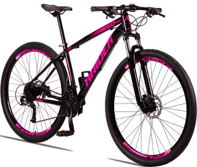 Bicicleta 29 Raider Z3X Pro 27V Câmbio Traseiro Shimano Altus ​Freio Hidráulico Suspensão com Trava