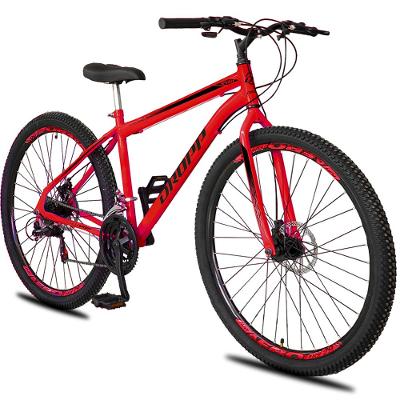 Bicicleta Aro 29 Dropp Sport Aero Aço Carbono 21 Vel Marchas Freio a Disco