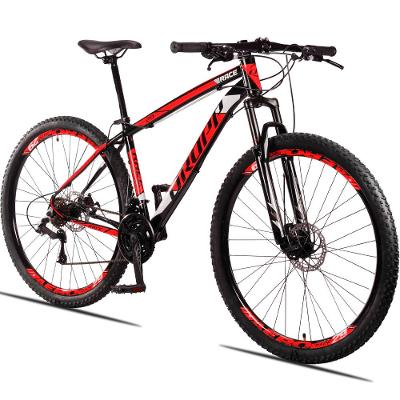 Bicicleta Aro 29 Dropp Race 24 Vel Câmbio Traseiro Shimano Freio a Disco Bike MTB Alumínio