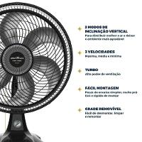 Ventilador Britânia 2 em 1 Maxx Force Turbo 150W BVT400 - 5