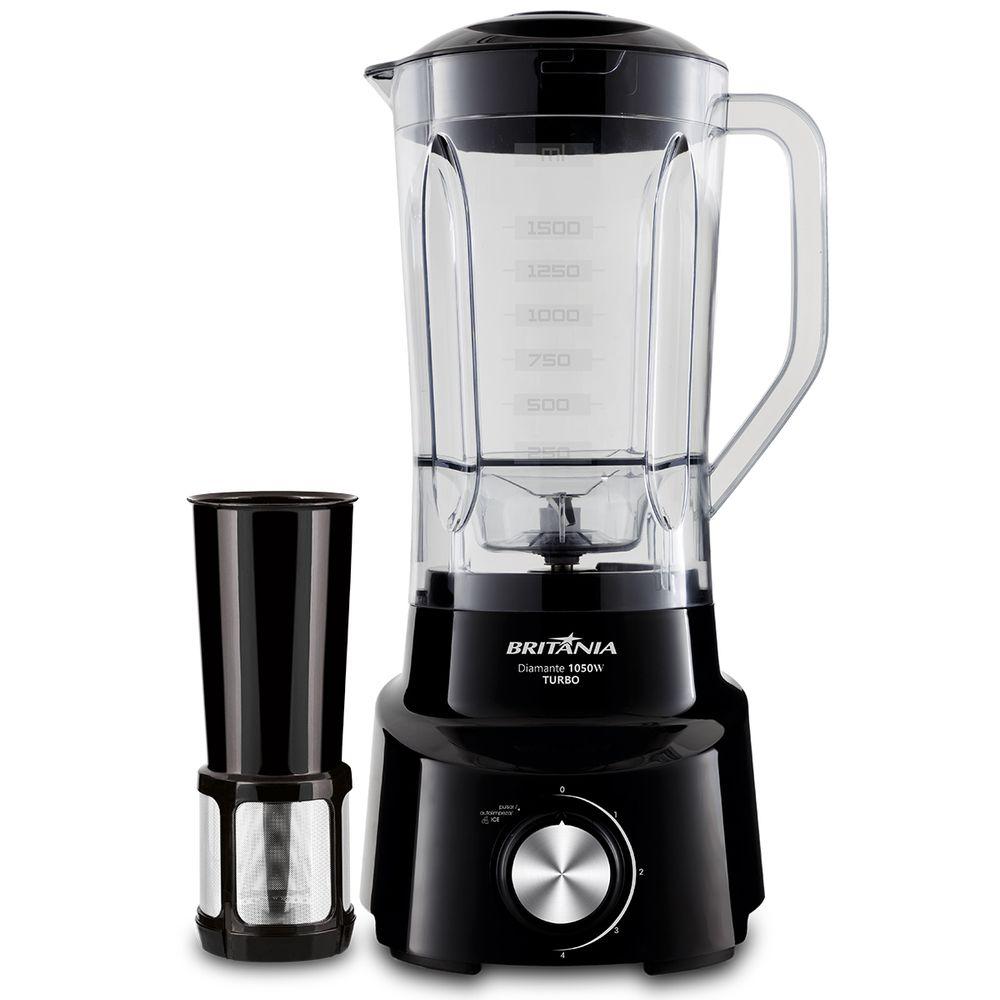 Liquidificador Britânia Diamante Preto 1050W - 1