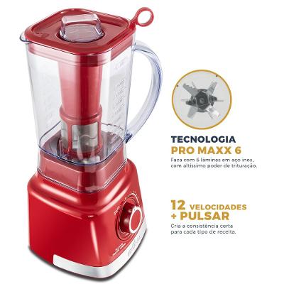 Liquidificador Britânia BLQ1300V Fortis Turbo 1400W 3L