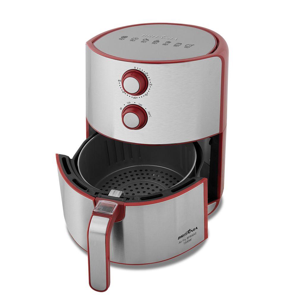 Air Fryer Britânia 4,6L Antiaderente 1500W BFR46VI - 4