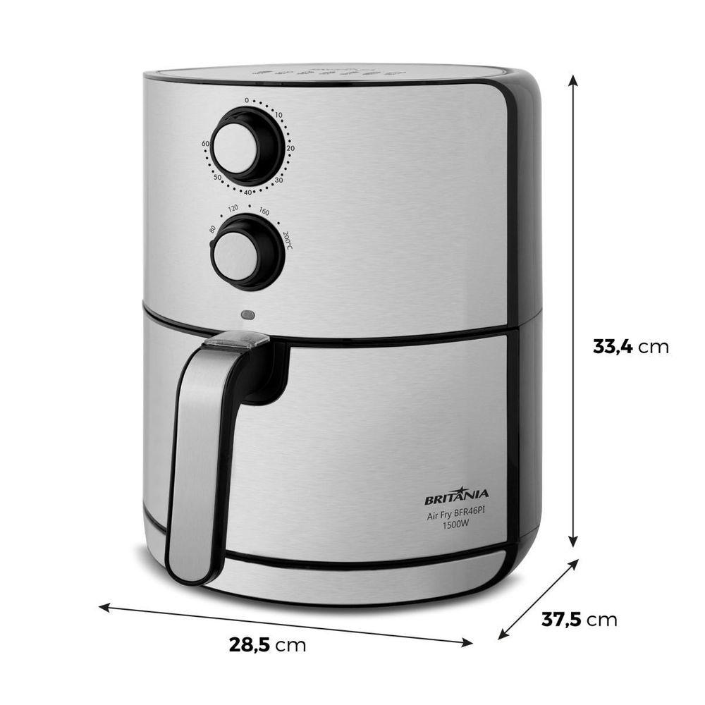 Air Fryer Britânia 4,6L Antiaderente 1500W BFR46PI - 6