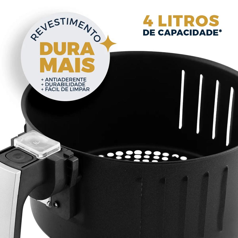 Air Fryer Britânia 4L Revestimento Antiaderente 1500W BFR21P - 3